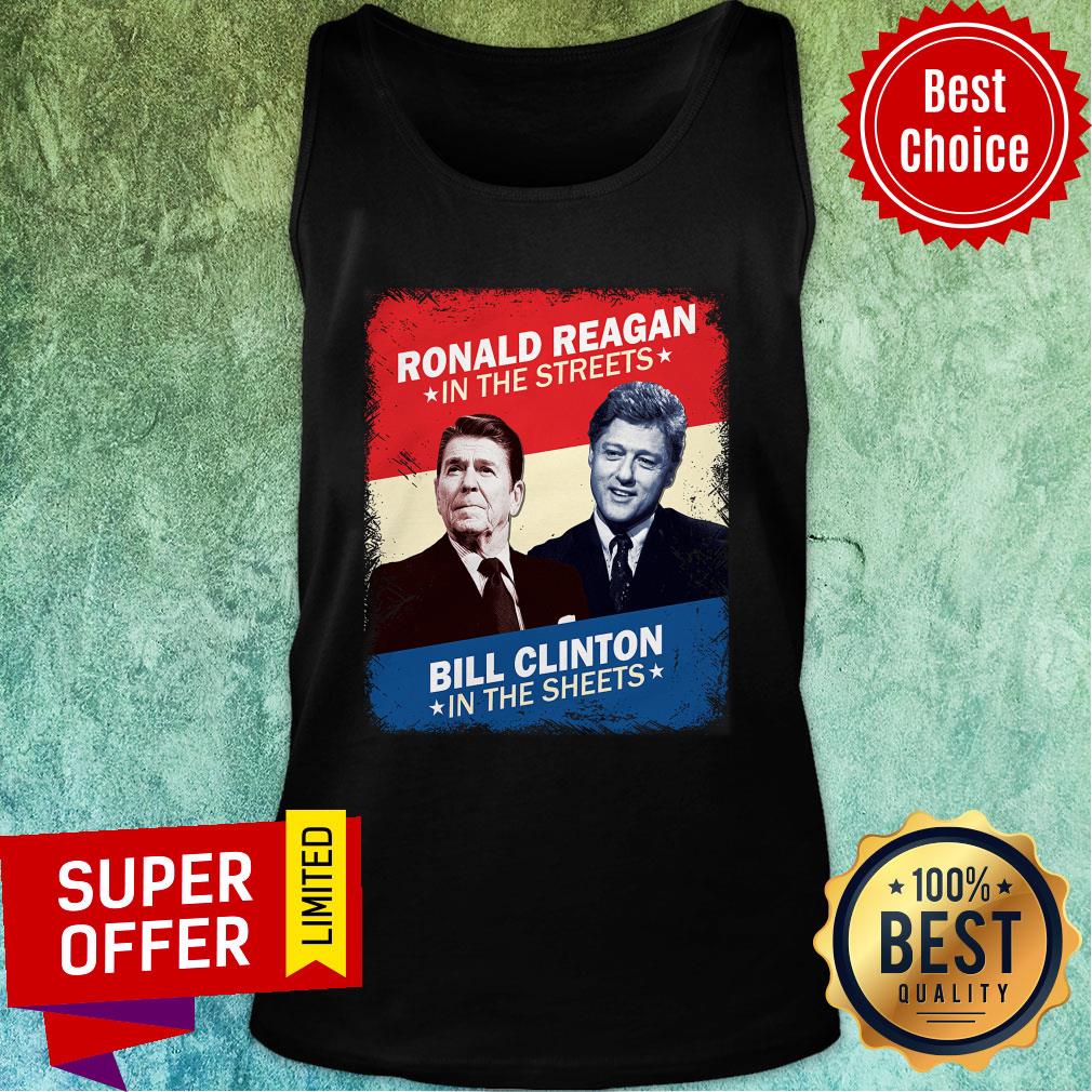 Ronald Reagan Bill Clinton In The Sheets Shirt - Image 4