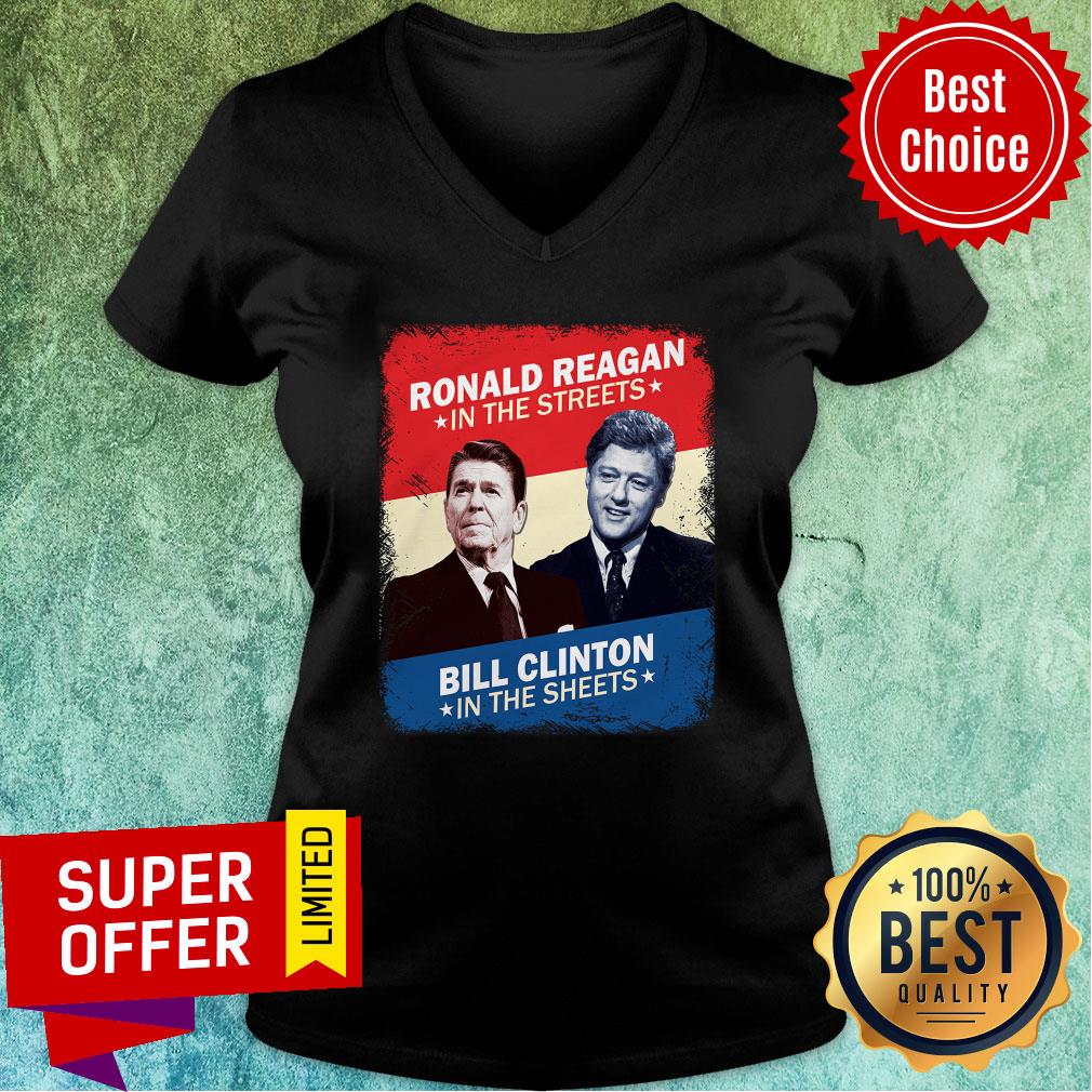Ronald Reagan Bill Clinton In The Sheets Shirt - Image 3