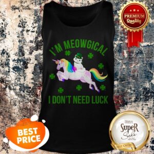 Alternative view of Nice I’m Meowgical St Patrick’s Day Leprechaun Cat Unicorn T-shirt