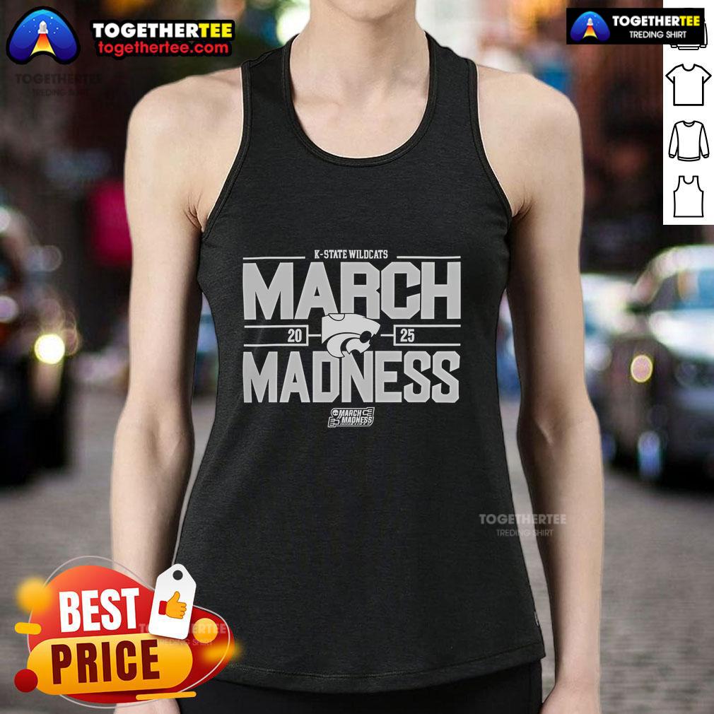 Official NCAA Men’s Basketball 2025 K-State Wildcats March Madness T-Shirt - Image 4