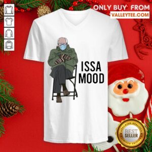 Alternative view of Delicate Issa Mood Funny Bernie Sanders Mittens Meme Shirt