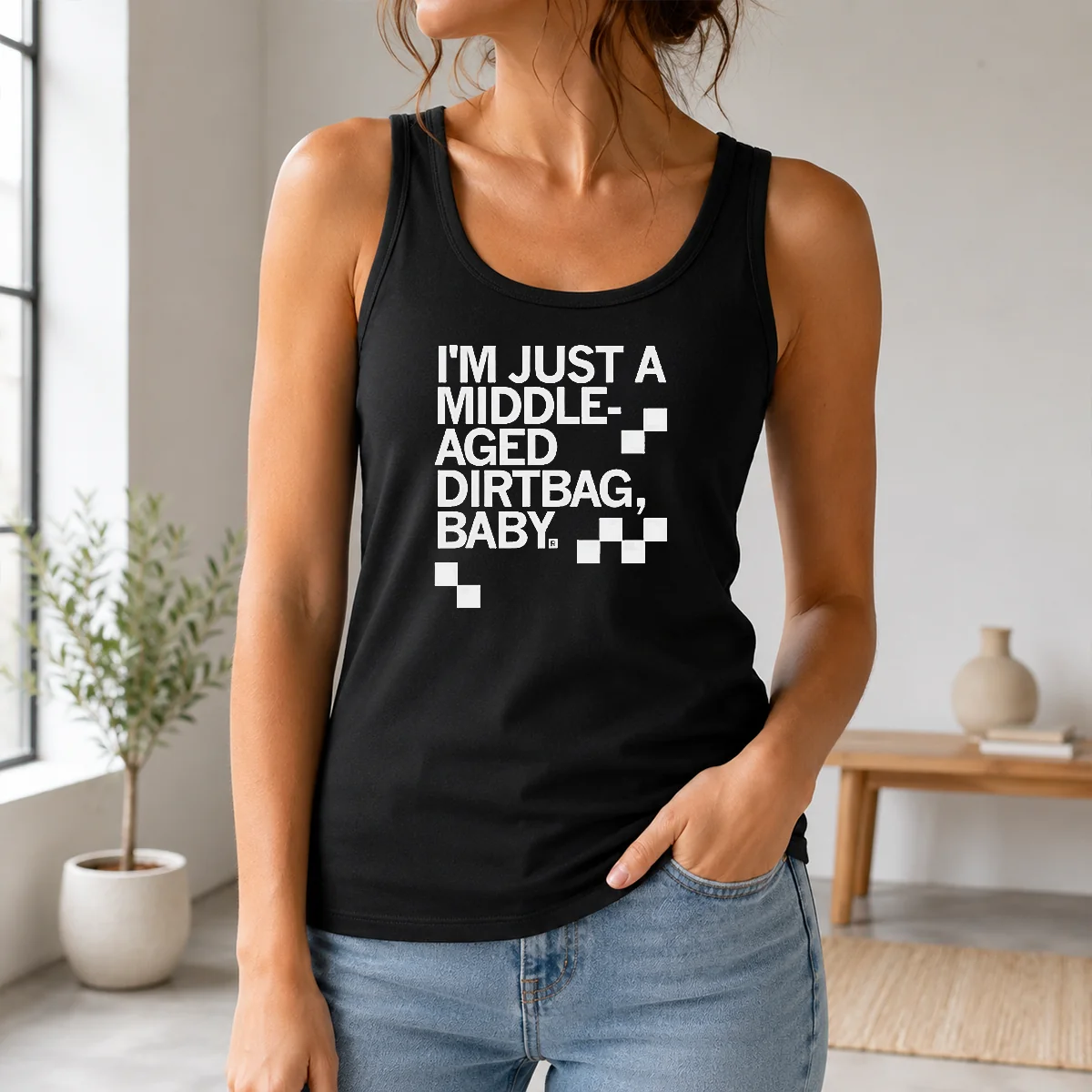 Funny I'M Just A Middle Aged Dirtbag Baby Middle Aged Shirt - Image 3