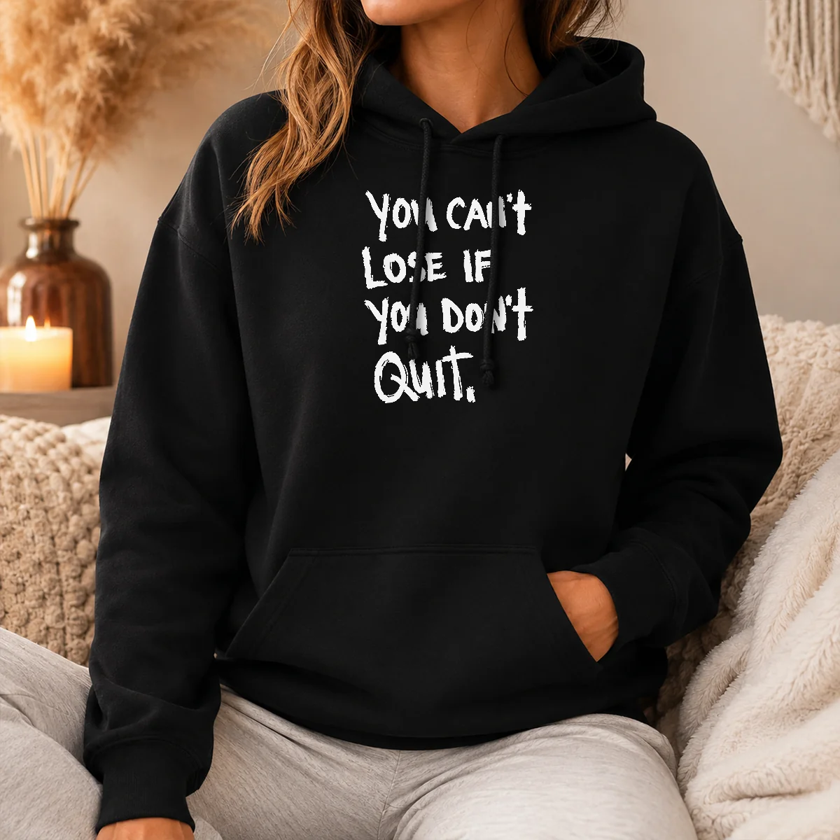 Funny Nice You Can't Lose If You Don't Quit Inspirational Saying Shirt - Image 5