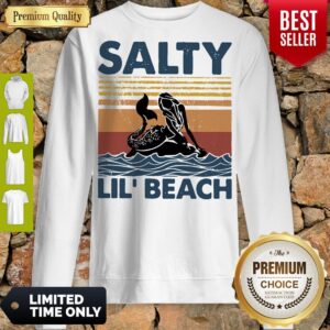 Alternative view of Mermaid Salty Lil’ Beach Vintage Shirt
