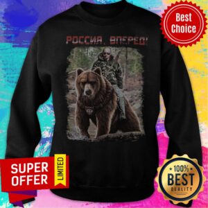 Alternative view of Premium Vladimir Putin Riding A Bear Adult Funny Russian Shirt