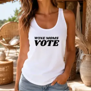 Alternative view of Premium Wine Moms Vote Shirt