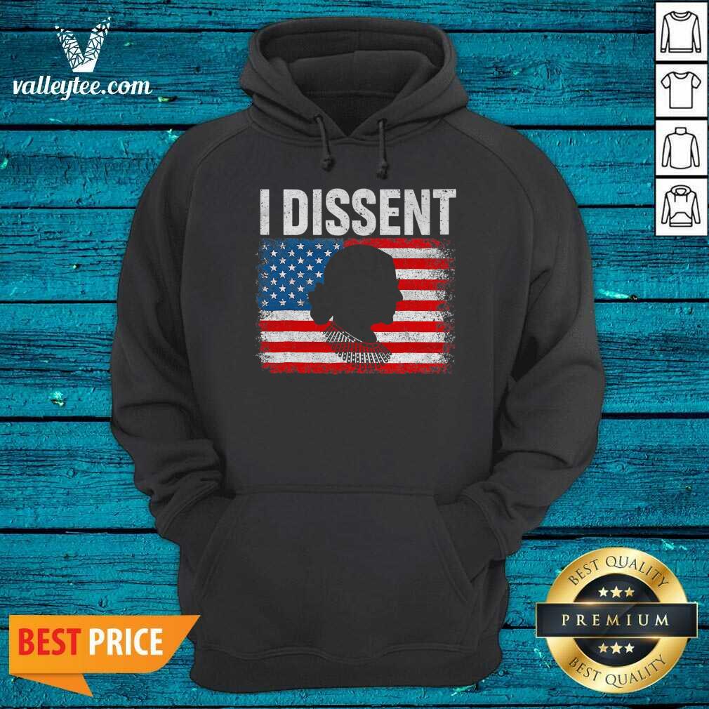 I Dissent Lady American Flag Shirt - Image 4