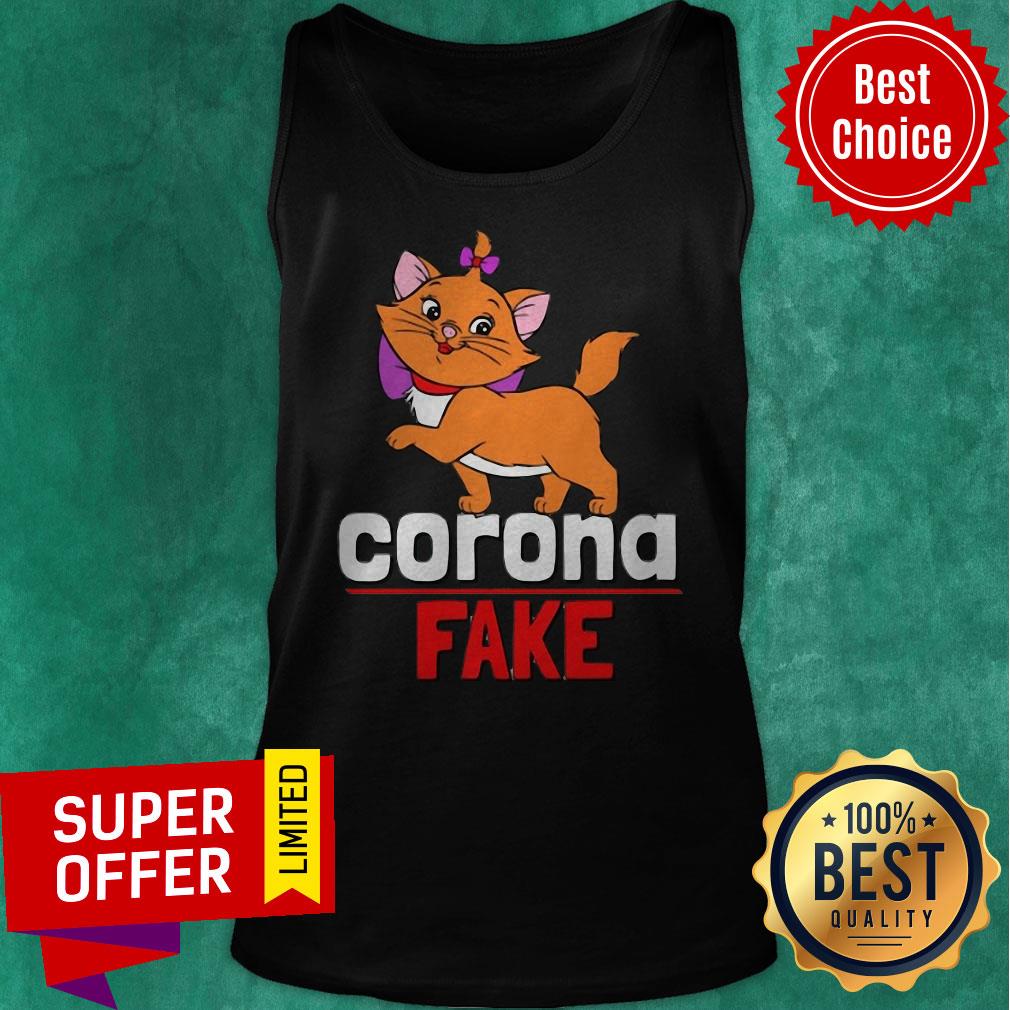 Premium Cute Cat Kitty Corona Fake Shirt - Image 4