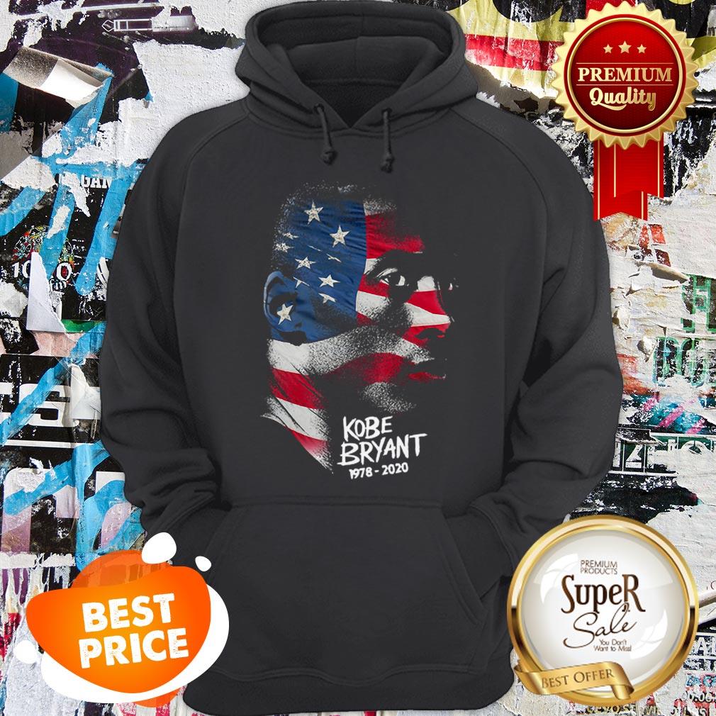 Rip Kobe Bryant 1978 2020 American Flag Shirt - Image 5