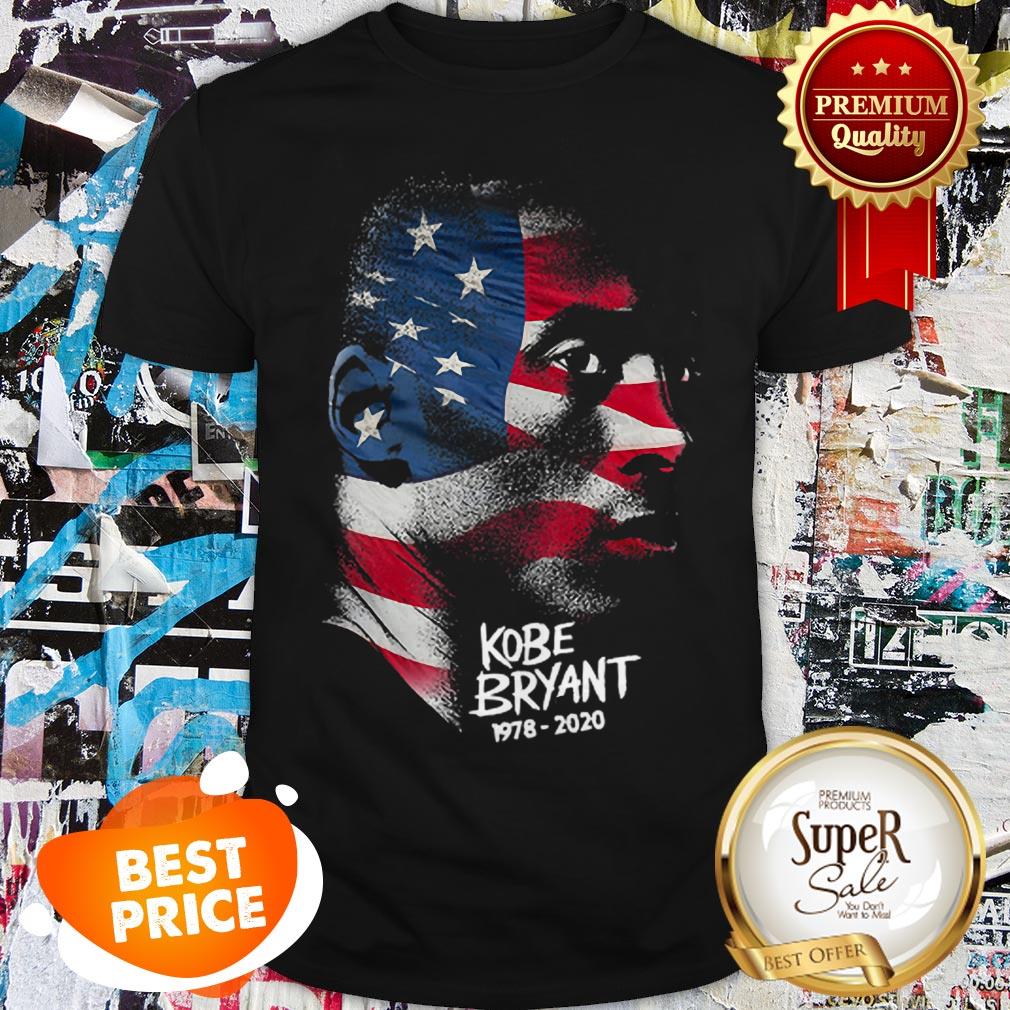 Rip Kobe Bryant 1978 2020 American Flag Shirt