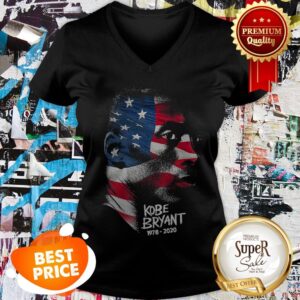 Alternative view of Rip Kobe Bryant 1978 2020 American Flag Shirt