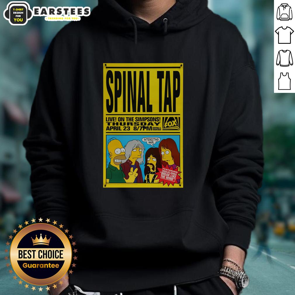 Official Spinal Tap Live On The Simpsthursday April 23 8 7pm T-Shirt - Image 2