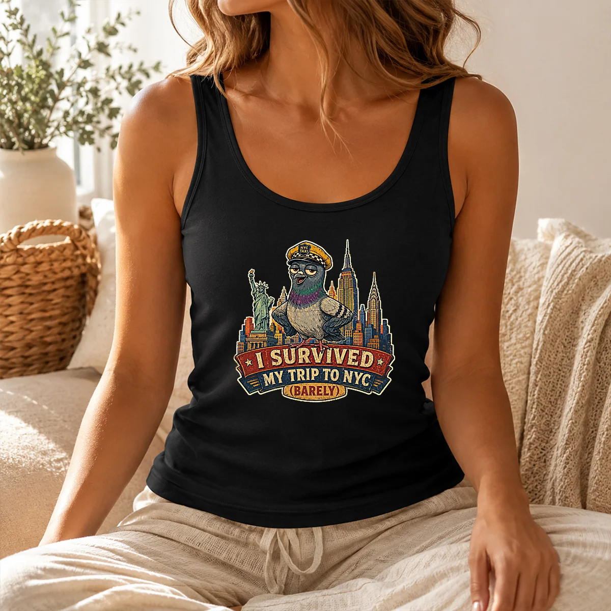 Pretty Vintage Funny NYC Trip Survivor Retro Shirt - Image 3