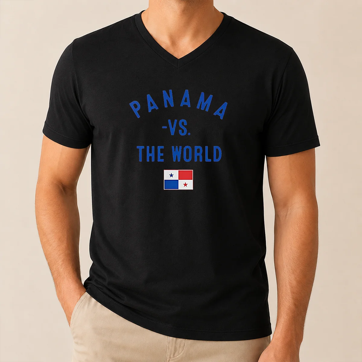 Pretty Panama Vs The World Soccer Flag Shirt - Image 2