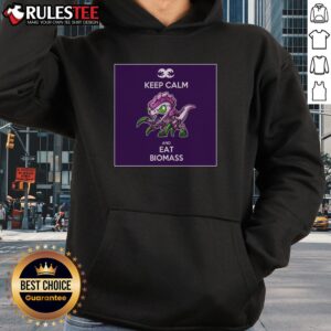 Alternative view of Official Keep Calm And Eat Biomass T-Shirt
