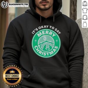 Alternative view of Good It's Okay To Say Merry Christmas Logo T-Shirt