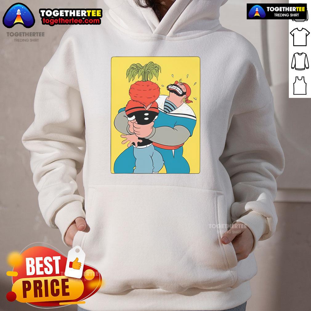 Official Popeye The Sailor Man Popeye Vs Sinbad Beet T-Shirt - Image 2