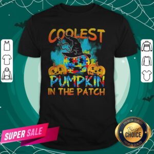 Halloween Witch Coolest Pumpkin In The Patch Autism Shirt