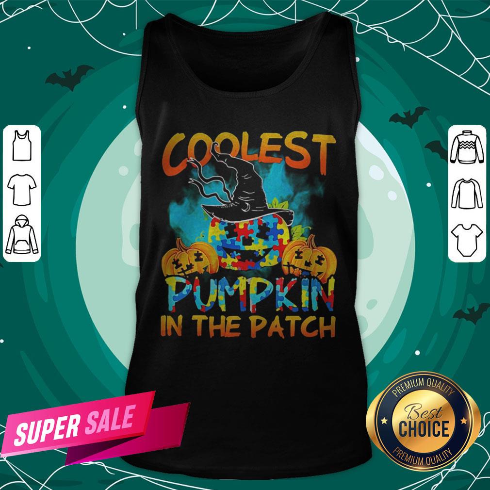 Halloween Witch Coolest Pumpkin In The Patch Autism Shirt - Image 3