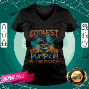 Alternative view of Halloween Witch Coolest Pumpkin In The Patch Autism Shirt