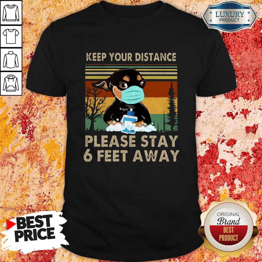 Keep Your Distance Chihuahua Vintage Shirt