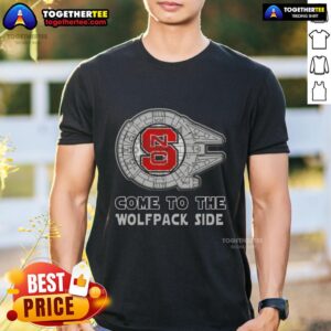 Happy Star Wars Come To The NC State Wolfpack Side T-Shirt