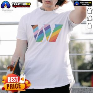 Official Washington Commanders Logo Pride T-Shirt