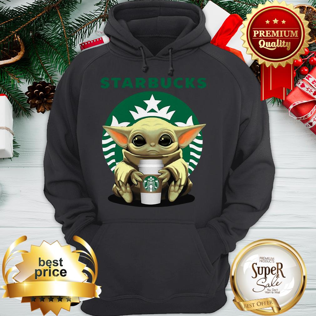 Official Baby Starbucks Baby Yoda Shirt - Image 5