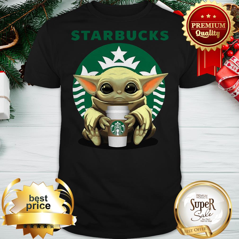 Official Baby Starbucks Baby Yoda Shirt