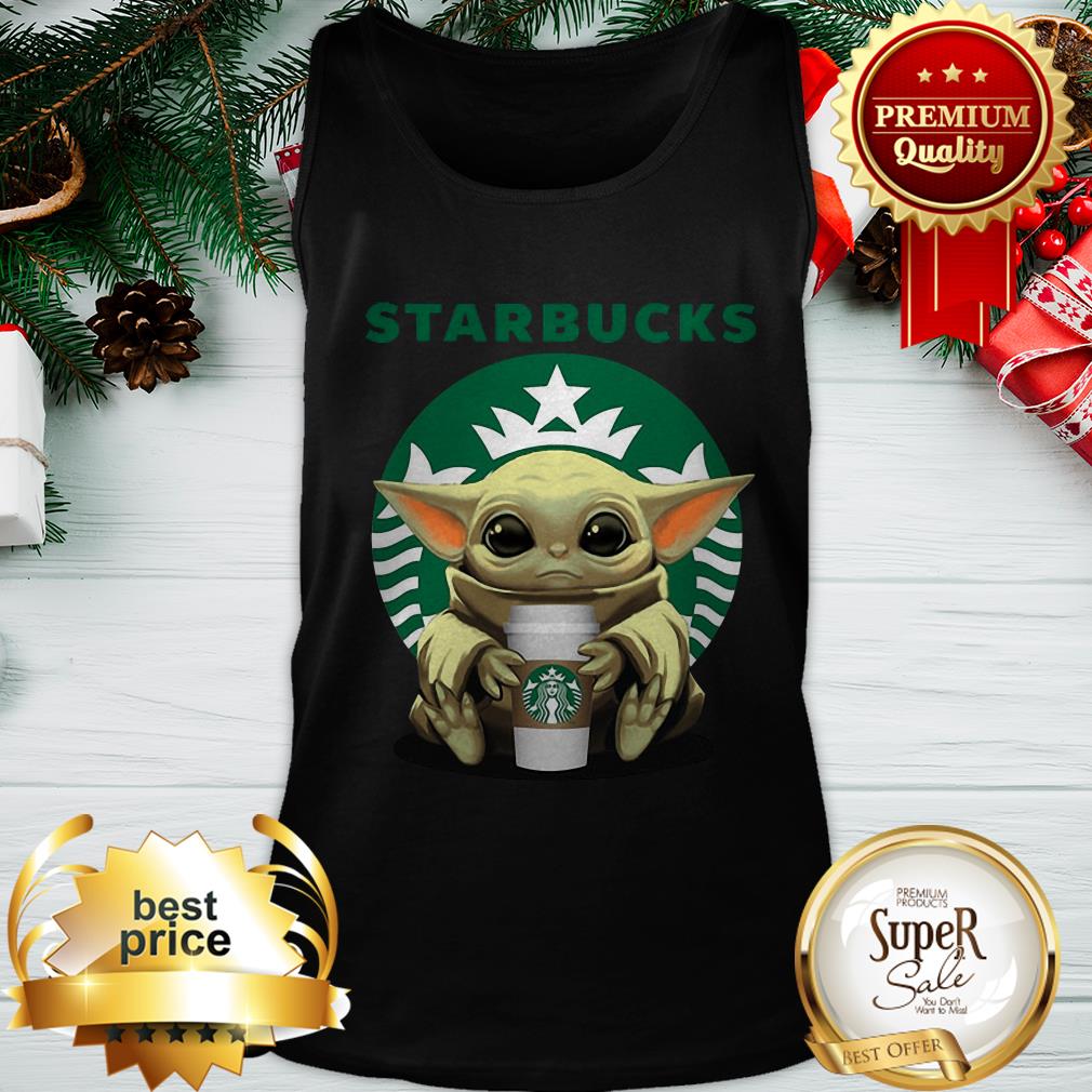 Official Baby Starbucks Baby Yoda Shirt - Image 3