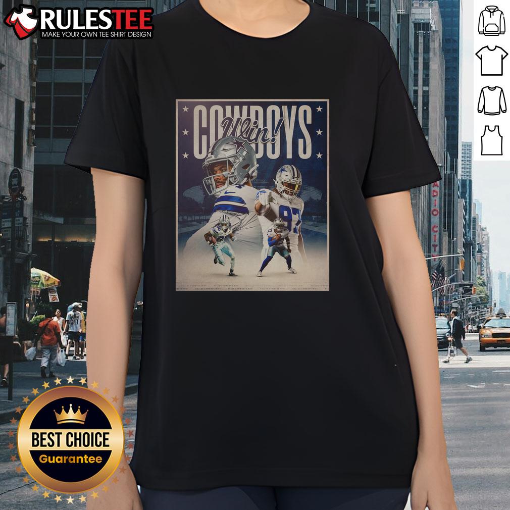 Awesome Dallas Cowboys Wins Week 2 NFL T-Shirt - Image 3