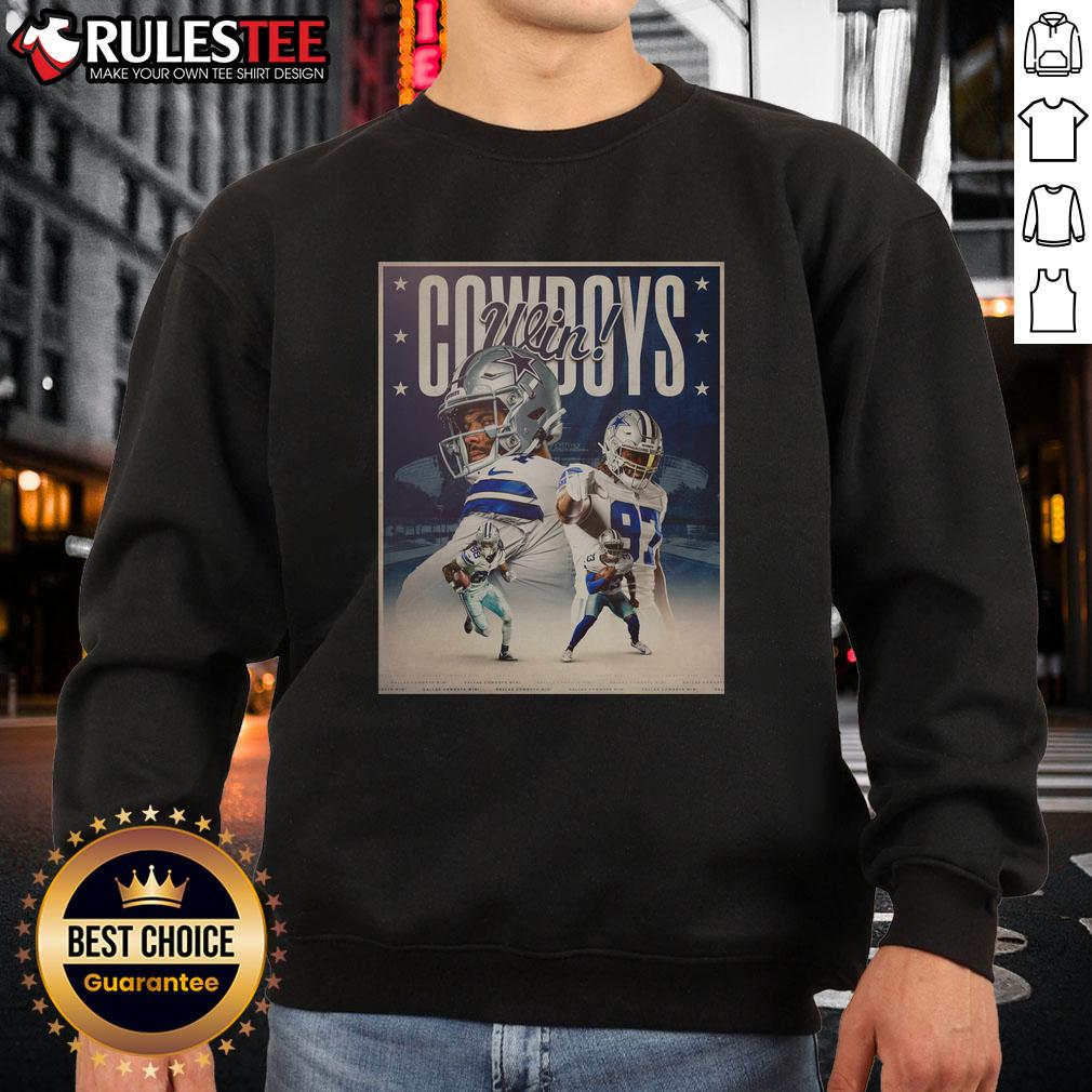 Awesome Dallas Cowboys Wins Week 2 NFL T-Shirt - Image 5