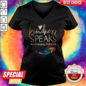 Alternative view of Kindness Speaks Feathers LGBT Shirt
