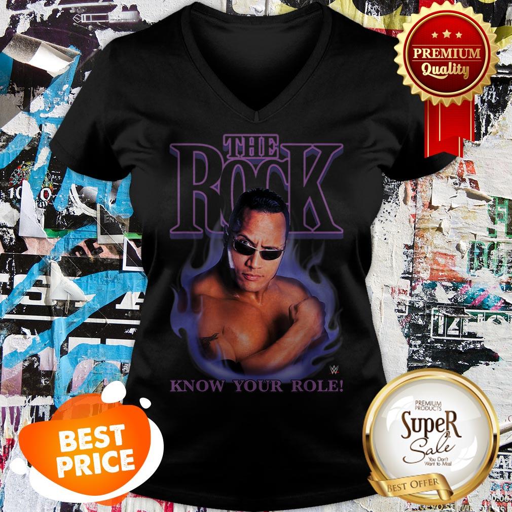 Nice Dwayne Johnson The Rock Know Your Role WWE Shirt - Image 2