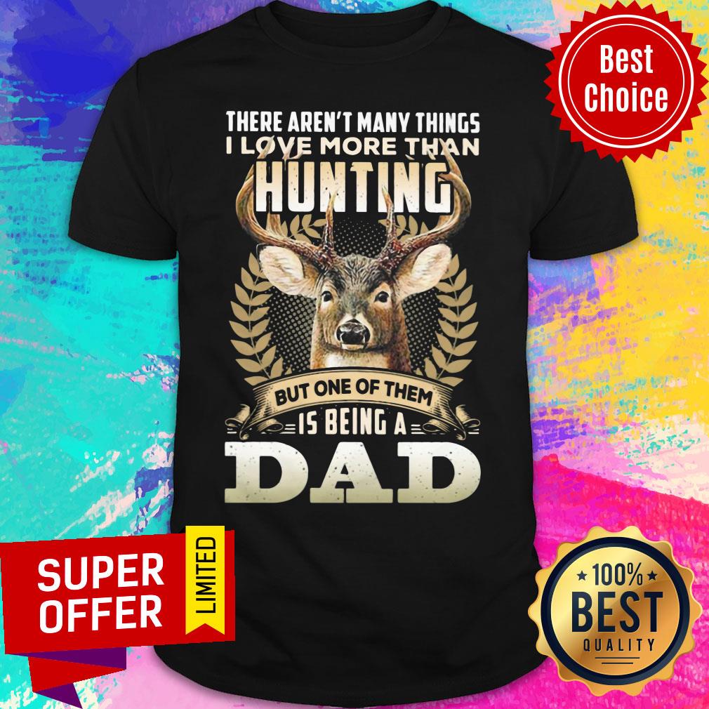 Deer Dad Hunting Littlereindeer Shirt