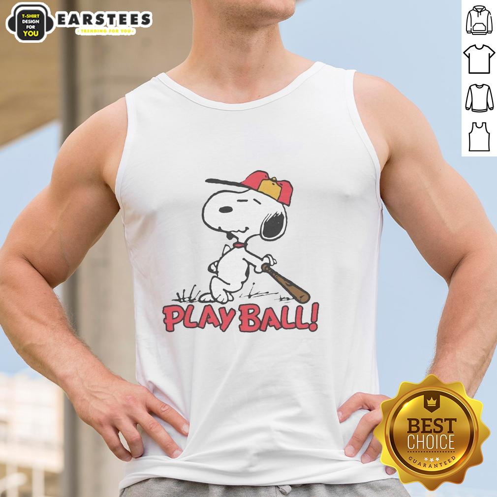 Official Peanuts Snoopy Play Ball Raglan T-Shirt - Image 4