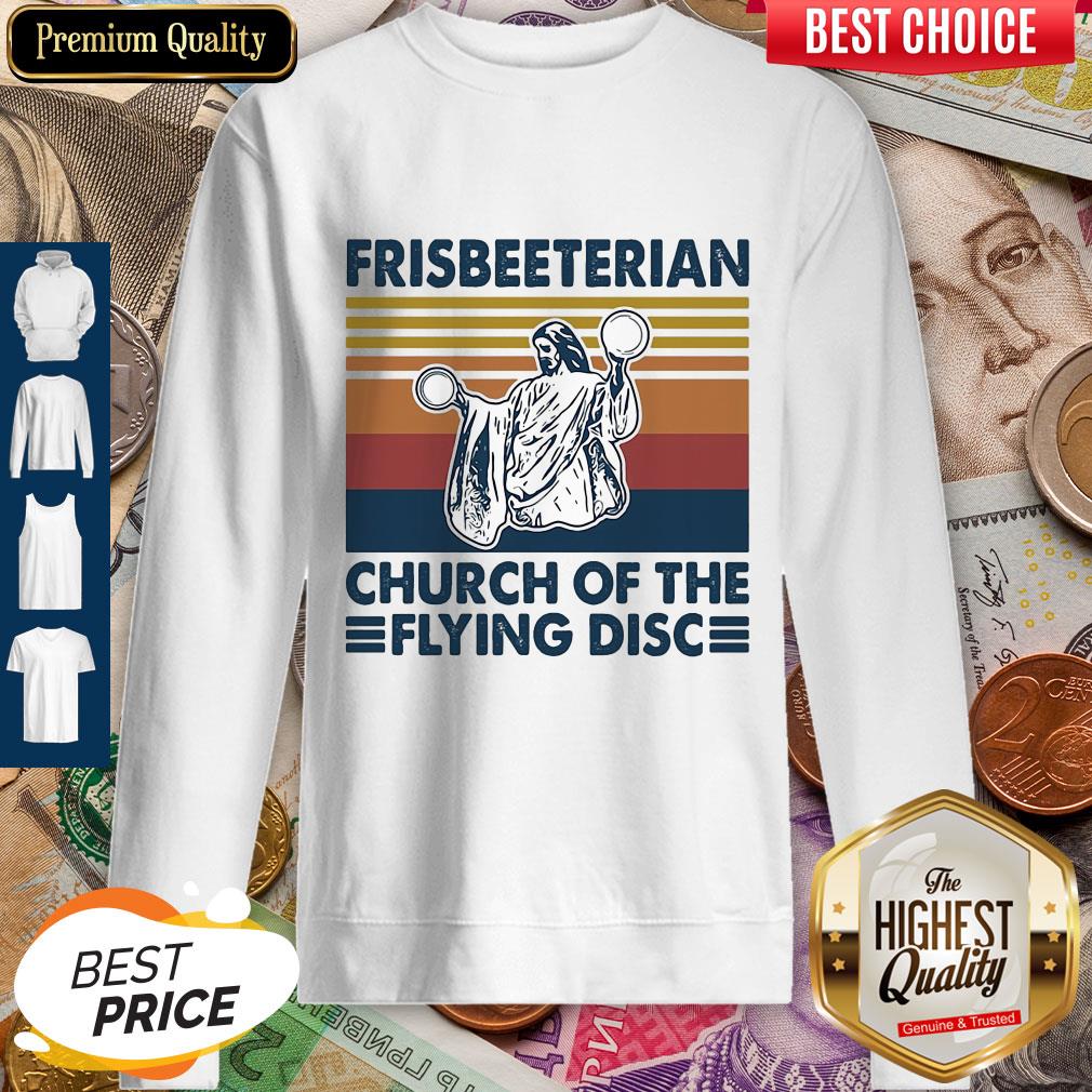 Frisbeeterian Church Of The Flying Disc Vintage Shirt - Image 2