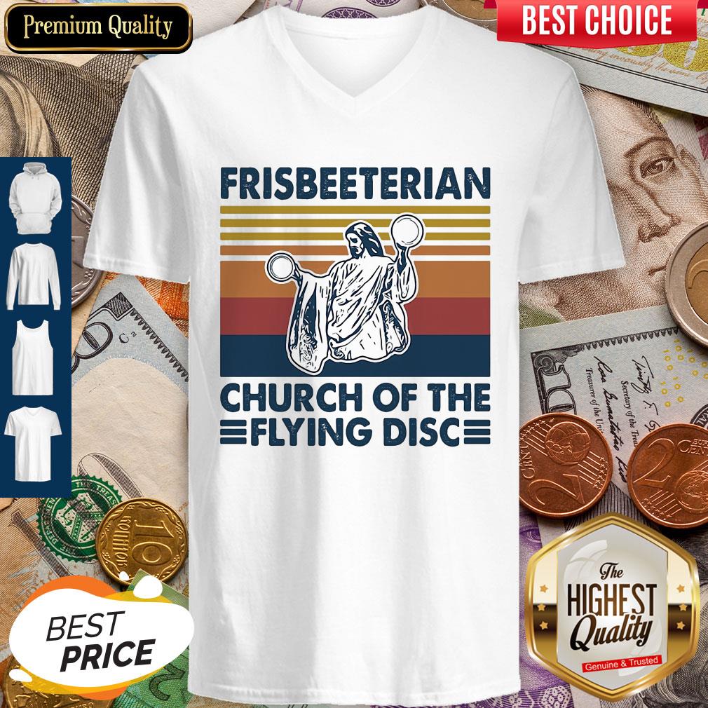 Frisbeeterian Church Of The Flying Disc Vintage Shirt - Image 4