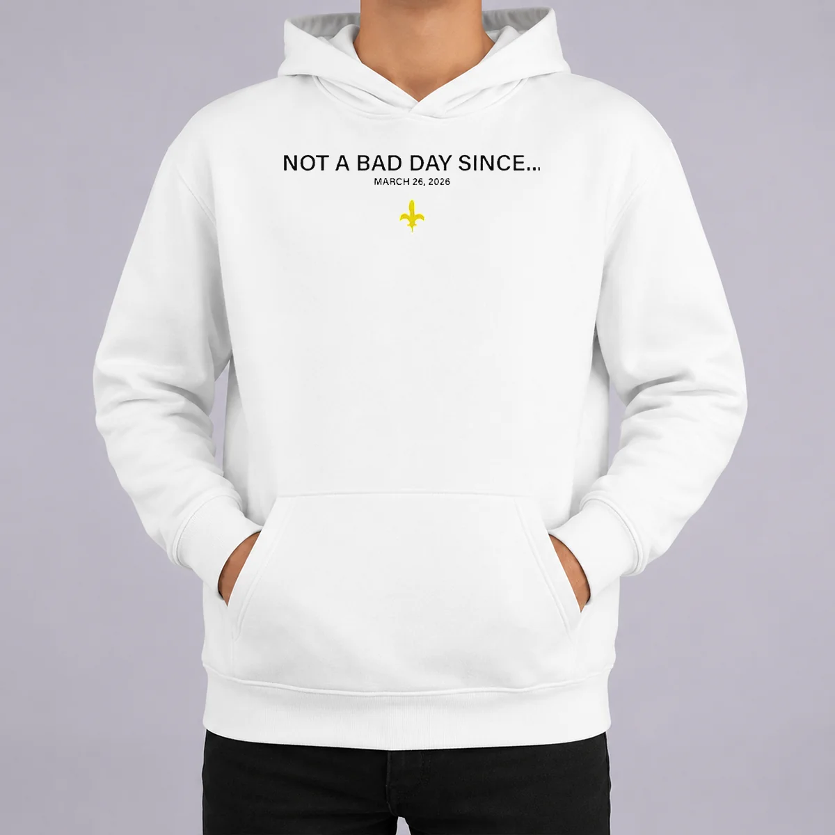 Funny Not A Bad Day Since March 26 2026 New Orleans Saints Shirt - Image 5