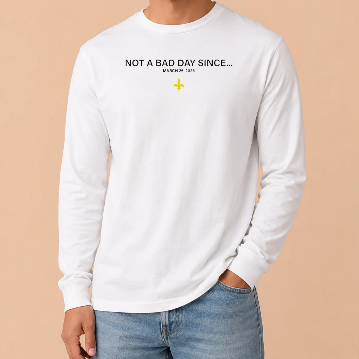 Funny Not A Bad Day Since March 26 2026 New Orleans Saints Shirt - Image 6