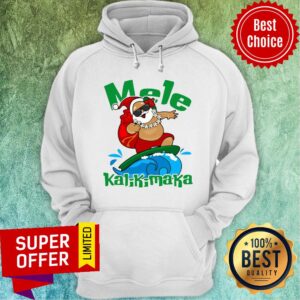 Alternative view of Funny Santa Claus Mele Kalikimaka Christmas Shirt