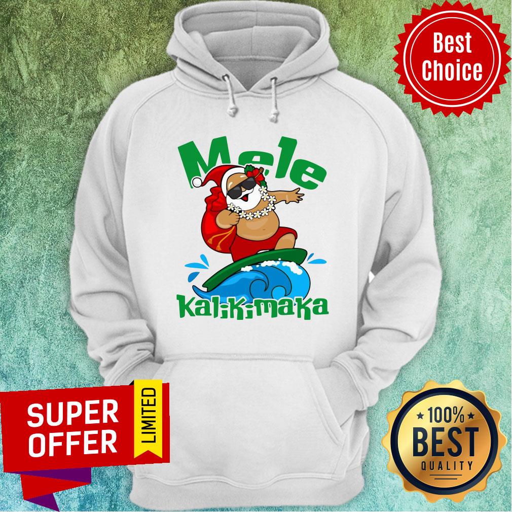 Funny Santa Claus Mele Kalikimaka Christmas Shirt - Image 2