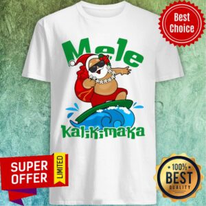 Funny Santa Claus Mele Kalikimaka Christmas Shirt