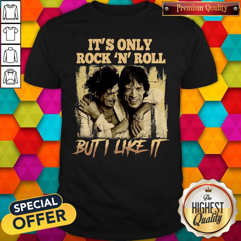 Official Kutee Boutique Funny It’s Only Rock ‘N Roll But I Like It Vintage Shirt