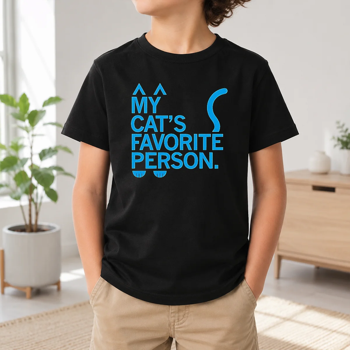 Premium Original My Cat's Favorite Person Cat Lover Pet Owner Shirt - Image 9
