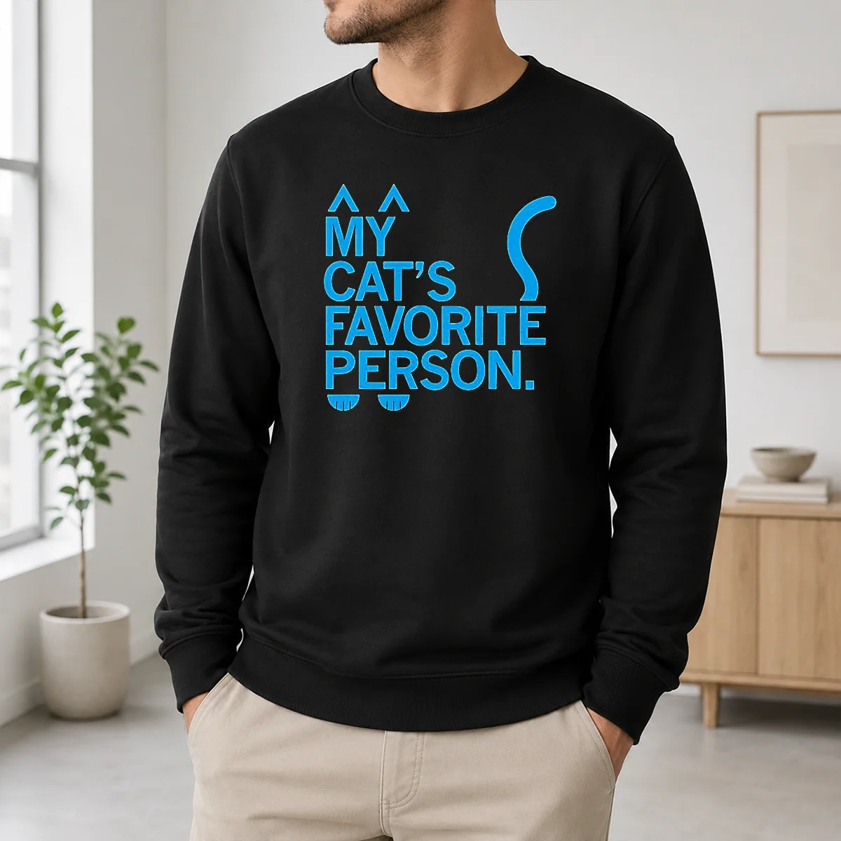 Premium Original My Cat's Favorite Person Cat Lover Pet Owner Shirt - Image 6