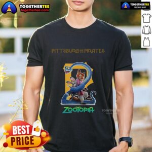 Premium Pittsburgh Pirates Zootopia 2 T-Shirt