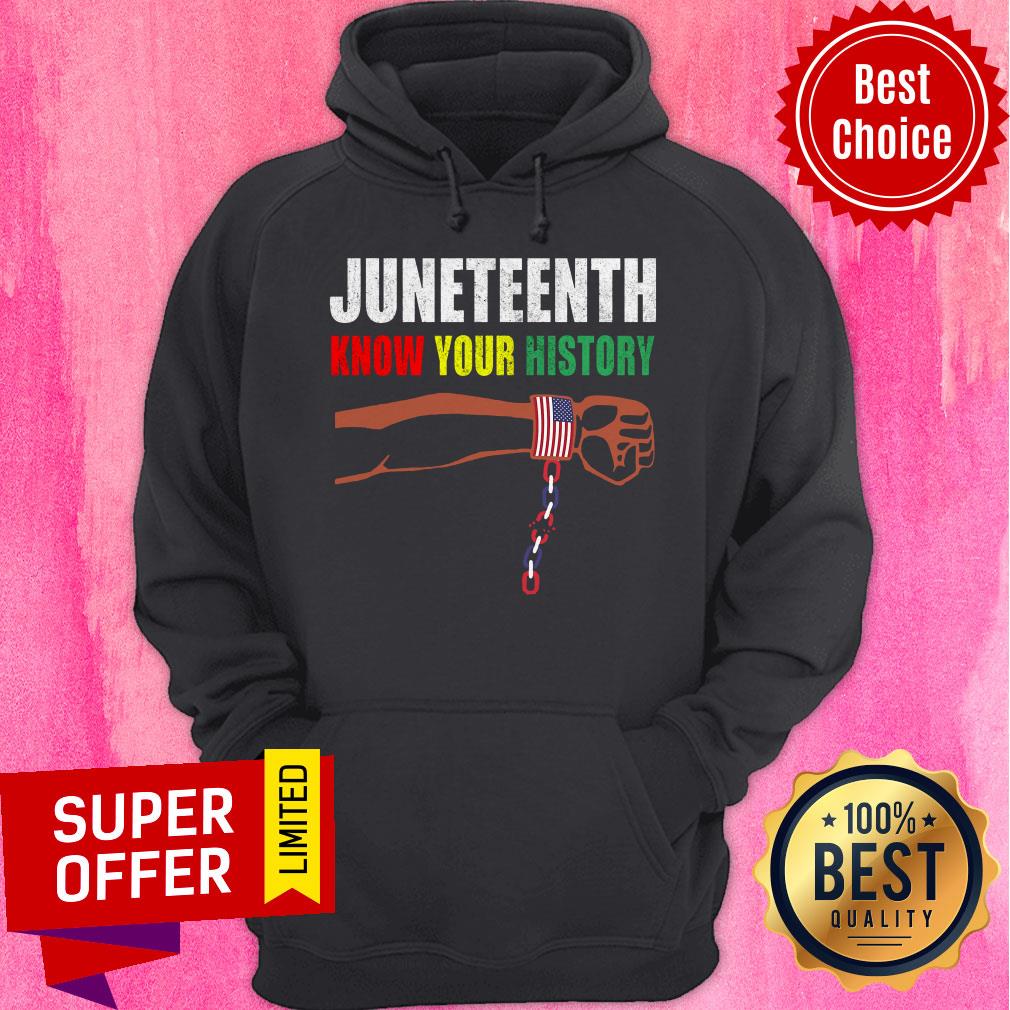Official Juneteenth Know Your History American Flag Independence Day Shirt - Image 3