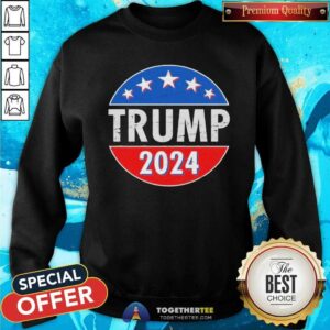 Alternative view of Nice Trump 2024 Election Emblem Shirt