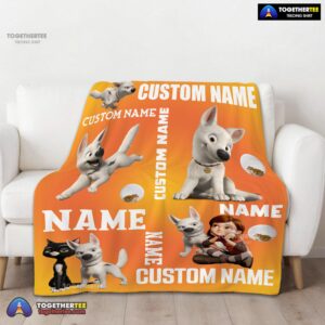 Alternative view of Official Disney Bolt And Penny Blanket Fleece Customized Blanket